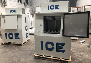 Extérieur Commercial de stockage de glace en sac congélateur, ventilateur de refroidissement glaçons congélateur - Product Image 2
