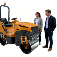 Compacteur XD120 ST1200 d'usine, 1 tonne, 1,2T, 1,5T, rouleau compresseur à double tambour