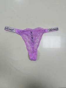 Bán buôn phụ nữ sang trọng thong G-string Victoria <span class=keywords><strong>c</strong></span>ủa bí mật lấy <span class=keywords><strong>c</strong></span>ảm hứng từ Rhinestone sexy quần lót ren với logo thương hiệu - Product Image 4