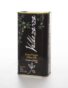 Huile d'olive extra vierge biologique Valdezarza Premium 100% 1L en boîte métallique, pressée à froid, d'origine espagnole, non raffinée, huile de cuisson gourmet - Product Image 2
