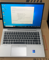 Laptop Bekas 95% Baru untuk Hp 840G7 I7 Generasi ke-10 8GB RAM 256SSD 14 Inch Komputer Keyboard Backlit Laptop Refurbished