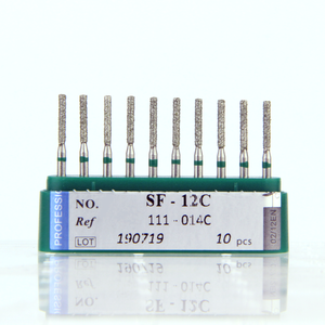 Kim cương bọc 1.6mm Shank cuối phẳng xi lanh nha khoa BUR cho Nha Khoa tay khoan tốc độ cao thiết bị Trị liệu bằng miệng & phụ kiện - Product Image 2