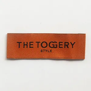 Custom Woven Label Clothing Labels Brand Name Woven Garment Labels Tags for Clothing