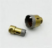 Scie cloche diamantée de haute qualité pour le perçage de carreaux de porcelaine et de verre, perforateur diamanté