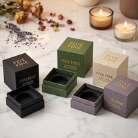 Emballage d'huiles essentielles de luxe fait main et boîte cadeau, boîte carrée rigide pour l'aromathérapie, flacons d'huile cosmétique personnalisables