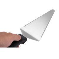 Spatule à pizza de qualité alimentaire OEM, bord biseauté, spatule de service pour tarte, facile à nettoyer, spatule à pâtisserie, pelle à gâteau durable pour la cuisine