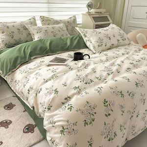 Conjunto de Lençóis de Cama em Cor Sólida Tamanho King <span class=keywords><strong>Queen</strong></span> Twin Conjunto de Cama Azul para Casa - Product Image 2