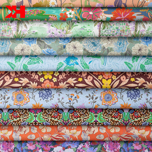 Kahn Tana tự do London vải tinh khiết cotton hữu cơ kỹ thuật số tự do cỏ in vải cho Ăn mặc - Product Image 1