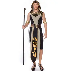 Gli uomini di Halloween del Vestito Operato Faraone Egiziano Cosplay Costume