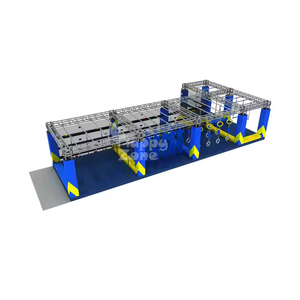 Tùy chỉnh trong nhà NINJA CHIẾN BINH trở ngại tất nhiên sân chơi Thiết bị cho trẻ em và người lớn giàn Cấu trúc thiết kế trên bán - Product Image 5