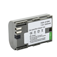 EOS R 60D 60D 70D 80D 5D II III IV 6D 7D 7D Mark II XC10 XC15 uyumlu kamera piller (LP-E6H / LP-E6N) stokta ürünler