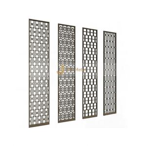 JINYIFAN ANN2198 Custom Stainless Steel Coated <b>Room</b> <b>Divider</b> Screen Printed Modern Design Multi-Functional Durable Frame - Product Image 1