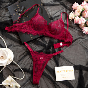 Iç çamaşırı seksi çiçek nakış iç çamaşırı şeffaf dantel kısa cilt bakımı kitleri narin peri seti kadın 2 parça iç çamaşırı kız - Product Image 6