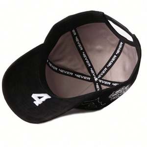 Gorra de Béisbol Deportiva 3D de Alta Calidad con Forro de Satén, Unisex, Logotipo Personalizado, Gorras de Algodón con Visera de Gamuza Negra, 5 Paneles - Product Image 5