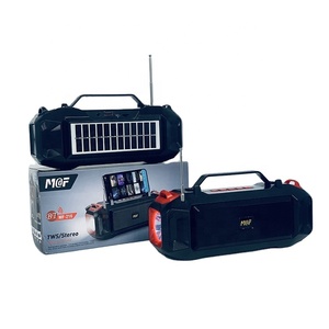 Mf216 partante con פאנל קורנטאס סולארית נגן אודיו נייד רמקול עם לפיד ו fm עבור חיצוני - Product Image 4