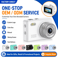 Mini caméra numérique DC22 5MP 1080P avec écran LCD IPS de 0,96 pouces, format poche, capteur CMOS grand angle, enregistrement photo et vidéo, batterie 200mAh, compatible MicroSD