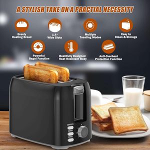 Tostadora de Pan Inteligente de 2 Rebanadas, Automática, Eléctrica, de Plástico, para el Hogar, Marca Premium RAF - Product Image 4