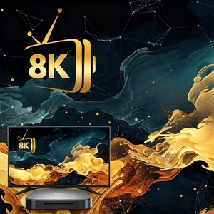 El decodificador Set-top8K es compatible con listas de reproducción <span class=keywords><strong>IPTV</strong></span>/OTT de televisión convencional. Transmisión OTT Android. - Product Image 5