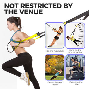Спортивные Регулируемые Портативные тренировочные ремни с подвеской для многофункциональных тренировок - Product Image 4