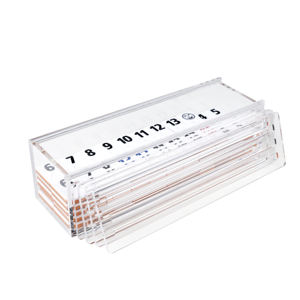 Tuiles de jeu colorées Rummikub Lucite Ensemble de jeu de table éducatif Rummi <span class=keywords><strong>pour</strong></span> tous les âges Brain Booster - Product Image 3