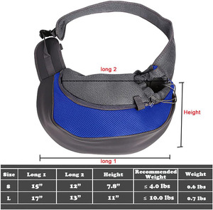 Free sample TopOne Custom <b>Pet</b> Dog Sling <b>Carrier</b> Breathable Mesh Travel Safe Sling Bag <b>Carrier</b> For Dogs Cats - Product Image 2