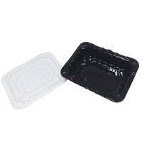 Moule prêt boîte à fruits jetable rectangulaire en plastique PET fraise pastèque ananas boîte à fruits frais