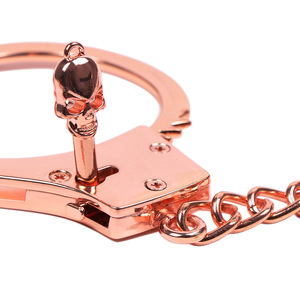 Bracelet de contrainte BDSM en métal véritable doré et argenté, 252 grammes, 100 % étanche, pour flirt conjugal et cosplay - Product Image 1