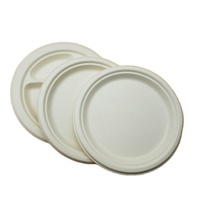 Assiettes de camping en bagasse de canne à sucre de 6, 7, 8, 9, 10 pouces – Offre Spéciale Assiettes biodégradables en bagasse