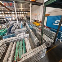 Profilé en C perforé galvanisé à chaud 41x82, norme ASTM, longueur 6m, direct usine, pour support de charge extra-lourde, service de découpe
