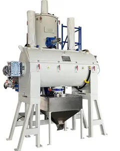Sistema de mezcla de alimentación automática para línea de extrusión de tubería UPVC Sistema de pesaje de polvo Máquina de extrusión Mezclador de compuesto de PVC