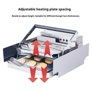 Nueva máquina comercial de hamburguesas de acero inoxidable, barra de aperitivos de pollo frito, secador de calefacción eléctrico temporizado, pequeño, 220V de alto - Product Image 4