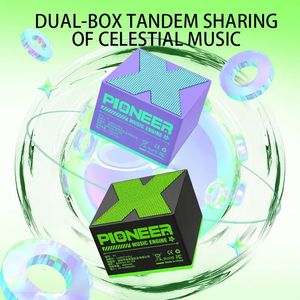 Haut-parleurs sans fil portables puissants TWS X1, type C, pour extérieur, petite boîte à musique, son stéréo - Product Image 5