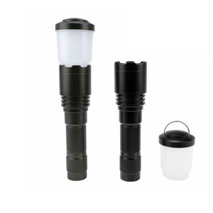 Lampe torche LED rechargeable P70 transfrontalière avec zoom, mini lampe portable d'extérieur avec batterie 21700, lumière blanche - Product Image 1