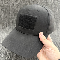 Casquette de baseball tactique en coton vierge personnalisable avec patch Velcro pour le sport, le camping et l'entraînement en extérieur – Vente en gros