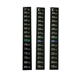 Aquarium Thermometer Sticker Adhesive Fish Tank Temperature Stickers Brewing Thermometer Strips