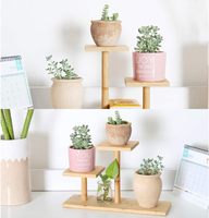 Support à plantes multi-niveaux en bambou pour intérieur, étagère d'angle pour pots de fleurs, présentoir pour rebord de fenêtre, salon, balcon, jardin, rangement