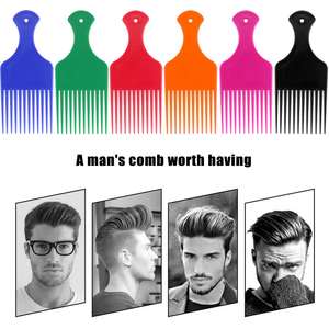Peigne de coiffeur en plastique à dents larges pour démêler les cheveux <span class=keywords><strong>afro</strong></span> - Product Image 5
