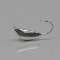 Leurre de pêche sur glace en tungstène, jig en métal dur haute densité, appât personnalisé avec logo, équipement de pêche hivernal pour brochet, perche, brochet-loup