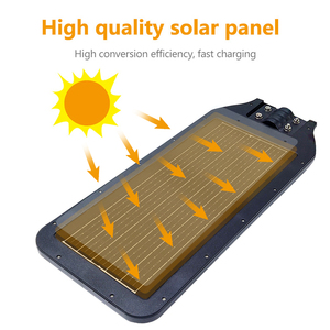 <span class=keywords><strong>Lampadaire</strong></span> solaire LED 100W 200W 300W 400W avec détecteur de mouvement, étanche, tout-en-un, pour extérieur + télécommande - Product Image 2