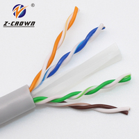 Câble Ethernet Cat6 24AWG pour ascenseur, bobine de 305 m, cuivre nu massif, LSZH, extérieur