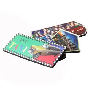 Imanes de nevera de recuerdo de fábrica con logotipo personalizado de Viena, Austria, con diseño de lámina. - Product Image 3