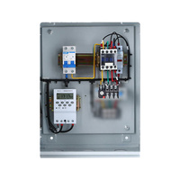 Boîtier de commande de minuterie à temporisation, boîte de distribution complète pour pompe à eau, interrupteur d'alimentation automatique à temporisation, 200A 220V/380V