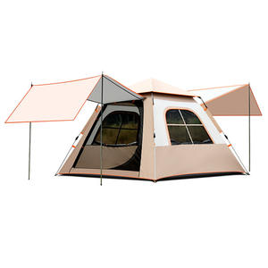 Tienda <span class=keywords><strong>de</strong></span> campaña totalmente automática para exteriores, un dormitorio, a prueba <span class=keywords><strong>de</strong></span> lluvia, para <span class=keywords><strong>dos</strong></span> personas, varias personas, revestimiento plateado, tienda antimosquitos + dosel - Product Image 1