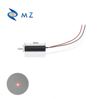Módulo de Diodo Láser Rojo Compacto Mini D12mm 660nm 0.5mw 1mw 5mw 10mw 20mw 3V 5V 12V 24V para Posicionamiento en Máquinas Industriales