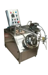 Machine de revêtement de haute efficacité en acier inoxydable pour le polissage et le revêtement de tablettes de chocolat et de noix dans les industries - Product Image 3