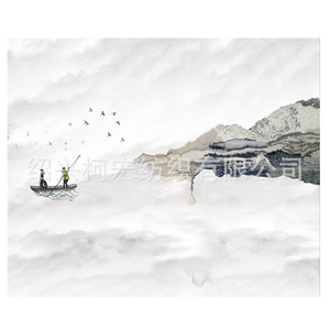 Ke Hong Golden Emperor Embroidered Seamless <b>Wall</b> <b>Covering</b> Textile Chinese Style Living Room Background <b>Wall</b> - Product Image 2