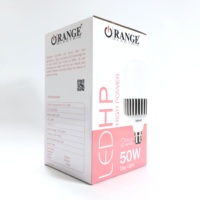 Ampoules LED 50 w, emballage en vrac d'ampoules LED avec impression couleur rose, livraison gratuite