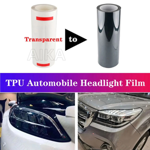 <span class=keywords><strong>Noir</strong></span> violet photochromique TPU PPF 0.3*15m phare Film de protection lumière intelligente Transparent voiture autocollants réparation rayures - Product Image 2