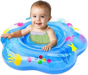 Bouée de natation gonflable en PVC pour bébé, antidérapante, sécurisée pour nourrissons et tout-petits, utilisation en piscine, colorée - Product Image 1