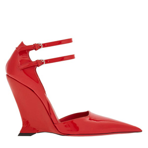 Sandalias de tacón de cuña para mujer con punta abierta, cordones, plantilla de PU y doble tira, ideales para primavera, verano e invierno. - Product Image 6